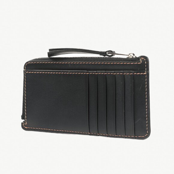 Loewe Puzzle Stitch Black Smooth Calf Leather L Coin Card Holder - Picture 3 of 10